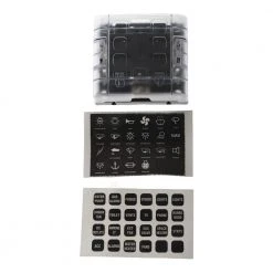 BEP Marine BEP ATC Six Way Fuse Holder Screw Terminals With Cover