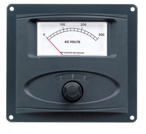 BEP Marine BEP Panel Mounted Expanded Scale Voltmeter 0-300V AC -BEP Marine Sales Store 327367 18037