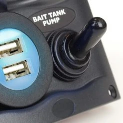 BEP Marine 5-Way Waterproof Switch Panel With Dual USB