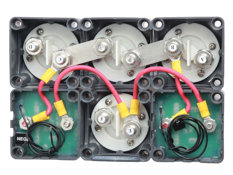 BEP Marine BEP Battery Distribution Cluster For Twin Outboard Engine With Three Battery Banks 1 BEP Marine BEP Battery Distribution Cluster For Twin Outboard Engine With Three Battery Banks