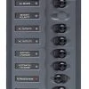 BEP Marine AC Circuit Breaker Panel Without Meters - RV 6Way AC Panel With Double Pole Mains