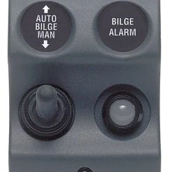 BEP Marine Micro Series Sprayproof Switch Bilge Control Panel With Alarm