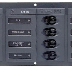 BEP Marine BEP DC Panel - 12-Way - No Meter - Horizontal