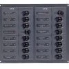BEP Marine BEP 904NM 16-Way Circuit Breaker DC Panel - No Meter