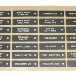 BEP Marine BEP Label Sheet - Set 19