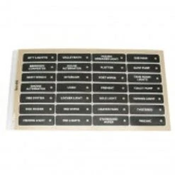 BEP Marine SET-4N Circuit Breaker Panel Label Set