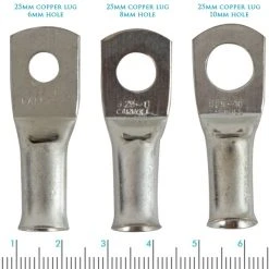 BEP Marine Battery Cable Copper Crimp Lugs -BEP Marine Sales Store groupedlugs s25 6